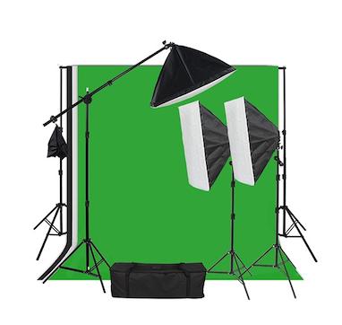 کیت کامل پرده سبز کروماکی 3 لامپ – وارداتی + خرید